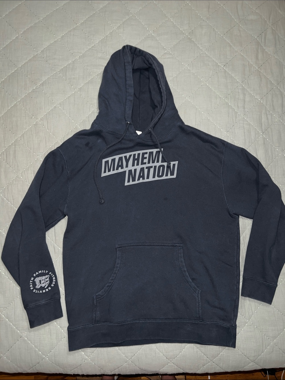 Mayhem Nation Men's Pullover Hoodie - Dark Navy